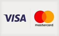 visa and mastercart are available at this website